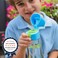 b.box Big Kids Tritan Drink Bottle With Straw, Leakproof Push Button Lid, Ergonomic Triangle Grip For Preschool &amp; Young Kids, BPA-Free Reusable Water Bottle, 450ml-Ocean Breeze