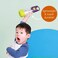b.box Big Kids Tritan Drink Bottle With Straw, Leakproof Push Button Lid, Ergonomic Triangle Grip For Preschool &amp; Young Kids, BPA-Free Reusable Water Bottle, 450ml-Ocean Breeze