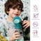 b.box 15Oz Tritan Straw Bottle, Modern Water Bottle With Flip Straw For Toddlers &amp; Kids, Spill Proof, BPA Free (Emerald Forest, 15 Oz)