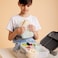 b.box New Silicone Sandwich Pocket, Reusable Silicone Pouch, Bento Box Divider, Fits In Lunch Box, Microwave, Freezer &amp; Dishwasher Safe, Food Meal Prep Storage Container (Ages 3+, Berry)