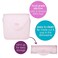 b.box New Silicone Sandwich Pocket, Reusable Silicone Pouch, Bento Box Divider, Fits In Lunch Box, Microwave, Freezer &amp; Dishwasher Safe, Food Meal Prep Storage Container (Ages 3+, Berry)
