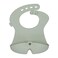 b.box Silicone Bib, Stay Open Catcher, Rolls For Easy On The Go Use, Non-Stick Silicone, Adjustable, Tapered Fit, Dishwasher Safe, From 4M+