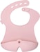 b.box Silicone Bib, Stay Open Catcher, Rolls For Easy On The Go Use, Non-Stick Silicone, Adjustable, Tapered Fit, Dishwasher Safe, From 4M+