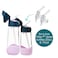 b.box Tritan Drink Bottle Replacement Straw Tops, 2 Pack