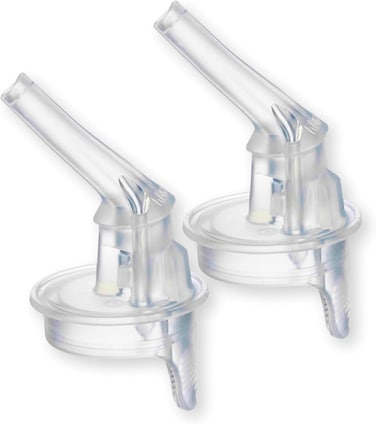 b.box Tritan Drink Bottle Replacement Straw Tops, 2 Pack
