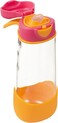 b.box Sport Spout Drink &amp; Water Bottle, Easy Grip Bottle And Leakproof Lid, Cool Modern Child Friendly Design, Tilt And Sip, 600ml