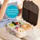 b.box Children's Lunch Box With Compartments, Jumbo Bento Box With 4 Compartments (2 Leak-Proof), Removable Divider, Gel Ice Pack, School Lunch Box From 3, 2 Litres