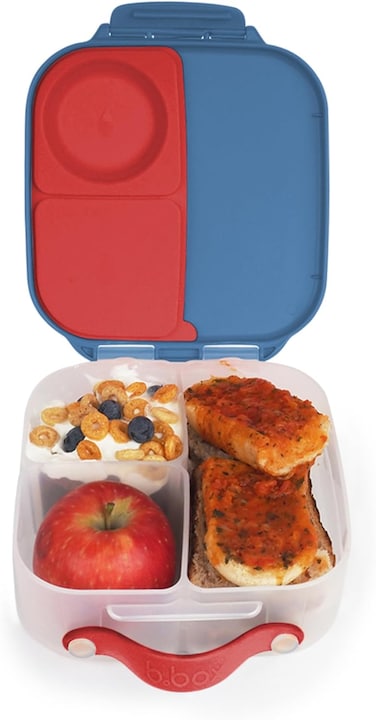 b.box Mini Lunchbox, Bento Box With 3 Compartments (2 Leakproof), Ideal For Toddlers, Kids Lunch &amp; Snacks, Fits Whole Piece Of Fruit, BPA Free