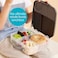 b.box Oversized Lunch Box For Kids: Bento Box With 4 Compartments (2 Leak Proof), Removable Divider, Gel Cold Pack. For Older Kids And Big Eaters Ages 3+. School Supplies