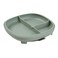 b.box 2 In 1 Suction Plate, Strong Suction Base, Removable Divider To Age Up, Grows With Your Child, Curved Sides For Easy Scooping, Dishwasher Safe, From 6M+