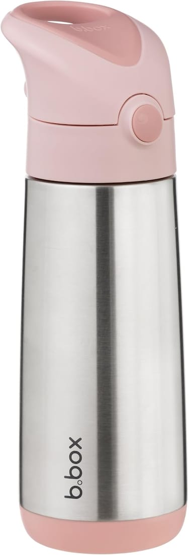 b.box Insulated Drink &amp; Water Bottle, Insulated Double Wall Stainless Steel, Keeps Drinks Cold Up To 15Hrs, Warm Up To 8Hrs, 500ml