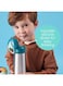 b.box Insulated Drink Bottle With Straw, Stainless Steel Water Bottle For Kids 3+ Years, Push Button Lid, BPA-Free, Keeps Drinks Cold Up To 15 Hours, 500ml (17 Fl Oz)-Midnight