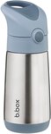 b.box 12 Oz Insulated Water Bottle: Keeps Drinks Cold Up To 8 Hours, Warm Up To 6 Hours. Triple Wall Stainless Steel Kids Water Bottle W/Free Flow Silicone Straw Top. Leakproof &amp; Dishwasher Safe