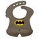 b.box Batman Silicone Bib, Stay Open Catcher, Rolls For Easy On The Go Use, Non-Stick Silicone, Adjustable, Tapered Fit, Dishwasher Safe, From 4M+