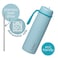 b.box Triple Insulated 23Oz Water Bottle W/Stainless Steel Straw. 44 Hours Cold. Leak Proof Tumbler With Lid And Straw For Travel, Gym &amp; School. BPA Free Sports Water Bottles.