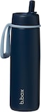 b.box Triple Insulated 23Oz Water Bottle W/Stainless Steel Straw. 44 Hours Cold. Leak Proof Tumbler With Lid And Straw For Travel, Gym &amp; School. BPA Free Sports Water Bottles.