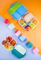 b.box Silicone Snack Cups, Reusable Food Meal Prep Storage Container, Fits In Lunchbox, Oven, Microwave, Freezer &amp; Dishwasher Safe