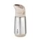 b.box Insulated Drink Bottle With Straw, Cold Insulation, Heat Retention, One Push Type, Top Level Dishwasher Safe [b.box Genuine] [Stainless Steel Bottle] (Latte, 11.8 Fl Oz (350 ml)