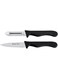 Metaltex"Basic" Stainless Steel Kitchen Knife Set, Silver,1.7 x 6.9 x 23.4 cm,258131