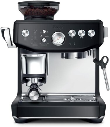 Sage The Barista Express Impress - Bean To Cup Coffee Machine With Grinder And Milk Frother, Black Truffle - UAE Version (2 Year Manufacturer Warranty)