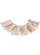 Vlando Travel Jewelry Bags,Jewelry Pouch Bag, Clear velvet zipper pockets Storage Bag Organizer Case for Women Girl Gift 6 Pcs