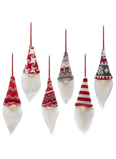 أخرى 6 pcs Christmas Gnomes, Handmade Hanging Swedish Tomte Elf Scandinavian Santa Gnome Plush Doll for Xmas Gifts,Home Holiday Decorations,Christmas Tree Hanging Ornaments Figurines Supplies