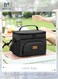Lunch Bags 15L Insulated Cooler Bag for Men Women, Reusable Insulated Waterproof Lunch Bag for Office Work School Picnic Beach Gym (Black)