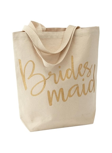 Mud Pie Women's Bride Canvas Tote