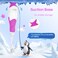 SEAGO Toddler Electric Toothbrushes for Baby Ages 0-3 Years, Baby Toothbrush with Smart Timer and Suction Base, 4 Replacement Brush Heads SG-513(Pink-C) (purple)