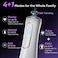 MySmile LP211 Cordless Advanced Water Flosser for Teeth 5 Cleaning Modes Rechargeable Power Dental Flosser 8 Replacement Jet Tips IPX 7 Waterproof Dental Irrigador with Travel Storage Pouch