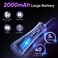 MySmile LP211 Cordless Advanced Water Flosser for Teeth 5 Cleaning Modes Rechargeable Power Dental Flosser 8 Replacement Jet Tips IPX 7 Waterproof Dental Irrigador with Travel Storage Pouch