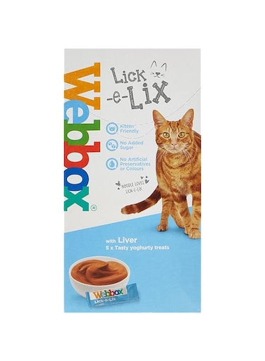 Webbox Lick -E-Lix With liver, 5X 10G, &lrm;002427