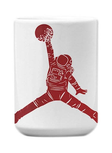 Jordan Astronaut Printed Mug Red/White