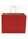 Showay ECVV Gift Bags 24 Pieces Set Eco-Friendly Paper Bags With Handles Bulk Paper Bags Shopping Bags Kraft Bags Retail Bags Party Bags (DARK RED, 27 * 22 * 11 Cm)