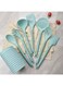 B&amp;S 8-Piece Silicone Cooking Utensils Set Heat-Resistant, Non-Stick Kitchen Tools with Durable Plastic Handles