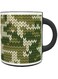 Impress Color Changing Heat Sensitive Coffee Mug with Knitted Military Camouflage Design