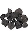 POPETPOP Aquarium Lava Rocks Volcanic Lava Stones Decorative Slate Rocks Fish Tank Filter Material for Underwater Landscape Fairy Garden Plants Bonsai Decoration Black 200g