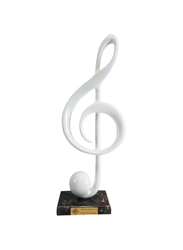 Sol Key White Statue, Willow Tree Pergas, Statue For Home Decoration, Music Room, Piano Topper