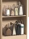 CHIC Acrylic Closet Organizer, Shelf Dividers for Closet Organization, Acrylic Bag Display Stand Rack for Purse, Handbag, Books Organizer and Closets, Cupboard, Desktop Storage