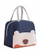 Cute Lunch Bags for Women, Fashion Lunch Box Containers Thermal Waterproof Lunch Organizer Insulated Lunch Tote Bag for Girls Men Adult Work School Picnic (Navy Blue)