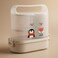 Al Saif Gallery plastic box set, Thai with a strap - transparent