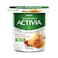 أكتيفيا زبادي مخفوق كامل الدسم بنكهة الخوخ والمشمش مع البروبيوتيك، 120 غرام
