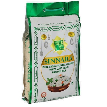 Sinnara Long Grain Green Basmati Rice 3Kg
