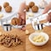 Garlic Press and Walnut Cracker &ndash; Manual Kitchen Tool for Garlic Crushing &amp; Nut Cracking &ndash; Durable Metal Kitchen Utensil for Easy Garlic Peeling, Walnut Shelling &amp; Home Cooking Essentials