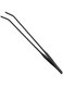 HRASY Aquarium Feeding Tweezers 38 cm Black Curved Stainless Steel Curved Tweezers with Anti-Carbon Coating Against Rust Long Reptiles Feeding Tweezers for Plants Lizards Spiders Snakes (BC)