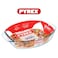 Pyrex Irresistible 4L Oval Glass Roaster - Durable Glass Bakeware for Roasts, Gratin, and More