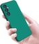 Case for Samsung Galaxy A35, Liquid Gel Rubber Bumper Case with Soft Microfiber Lining Cushion Slim Shockproof Protective with Camera Protection Cover for Samsung Galaxy A35 2024 (Green)