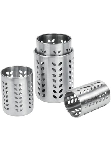 Garden Of Arts Strong Stainless Steel 4 Piece Set Cutlery Holder Utensil Holder Organiser- Set of 4