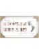 Newborn Baby Photo Frame - 12 Month Growing Souvenir Photo Frame with Baby Handprint (White)