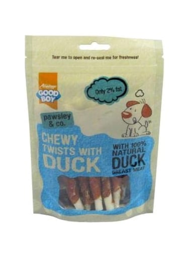 GoodBoy Armitage Good Boy Chewy Duck Twists 90gm Dog Treat